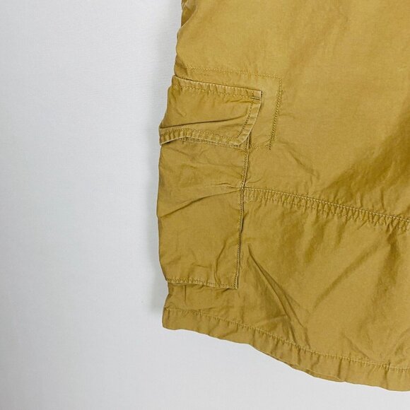 Polo Ralph Lauren Shorts Drill Khaki Tan Classic Fit Cargo Blue Label Size 35 - Picture 2 of 9